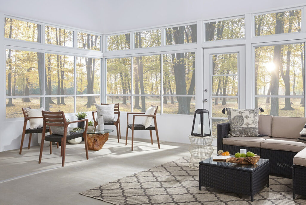 Eze-Breeze Screen Porch, Outdoor Living Space, Sunroom, Sunporch, Horizontal Side Slider