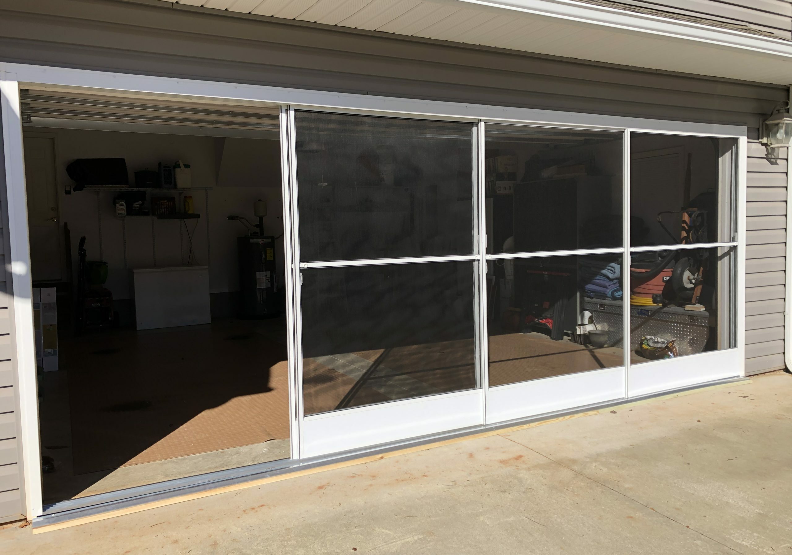 Garage Enclosure Simpsonville Anderson, EZE Breeze DIY Porch Systems